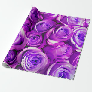 Rose im Hintergrund Valentinstag Symbol Geschenkpapier