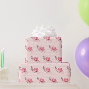 Rose im Hörbereich Geschenkpapier