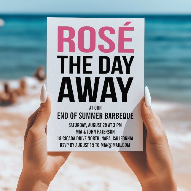 Rose im Sommer-Party des Tages Einladung (Von Creator hochgeladen)