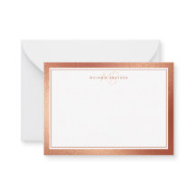 Rose Imitate Gold Fohlen Minimalistisch Monogramm
