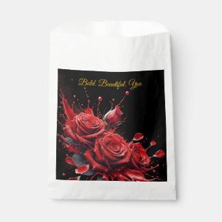Rose in Bloom - Eleganter Geburtstag Geschenktütchen