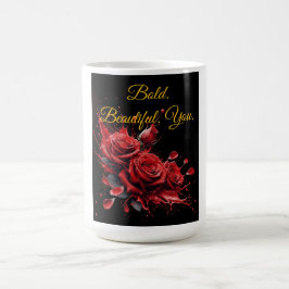 Rose in Bloom - Eleganter Geburtstag Kaffeetasse