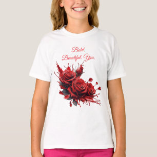 Rose in Bloom - Eleganter Geburtstag T-Shirt