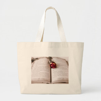 Rose in der Bibel Jumbo Stoffbeutel
