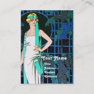 ROSE IN DER NACHT, SCHÖNHEITSFASHION MACHEN KÜNSTL VISITENKARTE