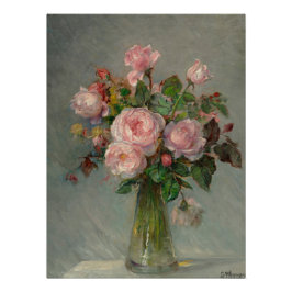 Rose in einem Vase-Glossar Poster