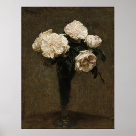 Rose in einer Vase Poster