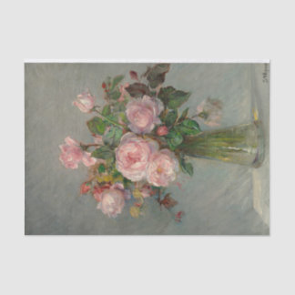 Rose in einer Vase Seidenpapier