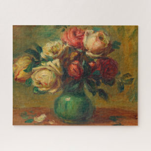 Rose in einer Vase von Pierre-Auguste Renoir Puzzle