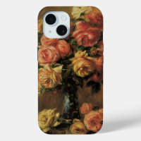 Rose in einer Vase von Pierre Renoir, Vintage Kuns