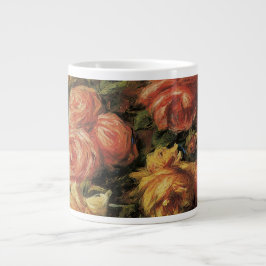 Rose in einer Vase von Pierre Renoir, Vintage Kuns Jumbo-Tasse