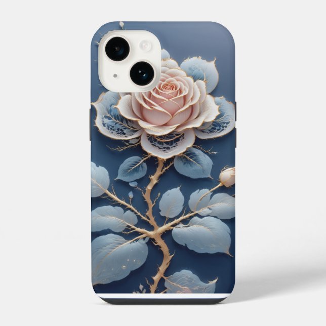 Rose iPhone Hülle (Rückseite)
