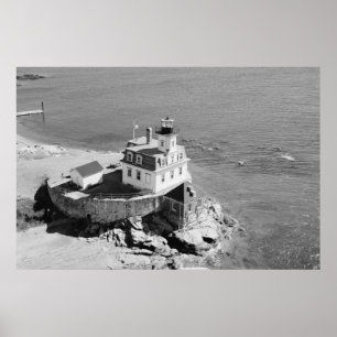 Rose Island Leuchtturm Poster