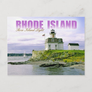 Rose Island Lighthouse, Newport, Rhode Island Postkarte