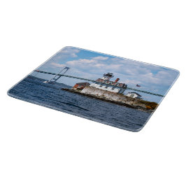 Rose Island Lighthouse, Rhode Island Cutting Board Schneidebrett