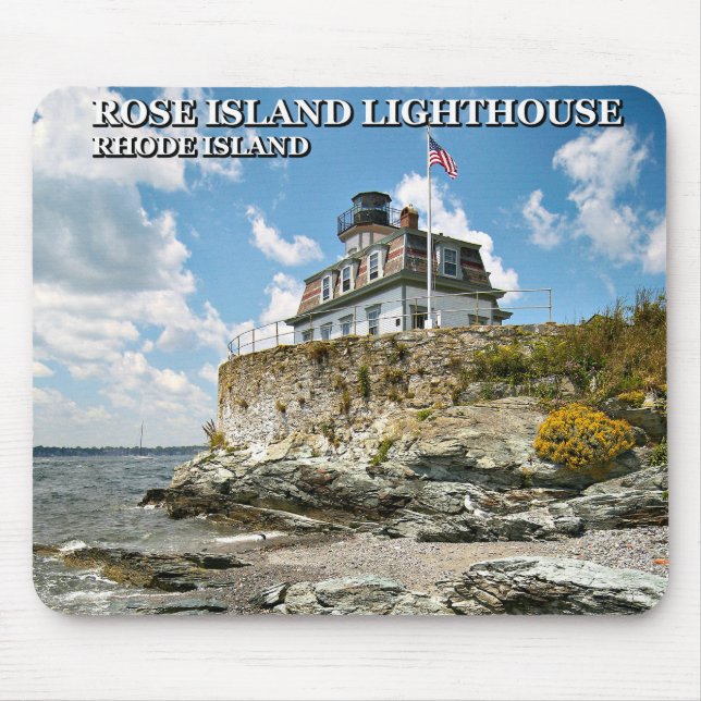 Rose Island Lighthouse, Rhode Island Mousepad (Vorne)
