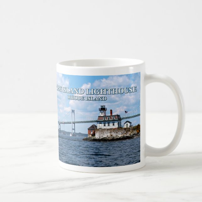 Rose Island Lighthouse, Rhode Island Tasse (Rechts)