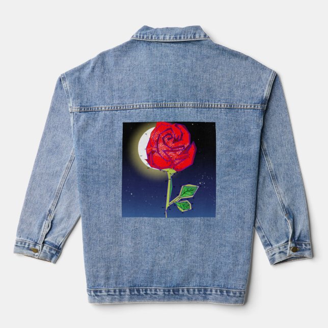 Rose Jeansjacke (Rückseite)