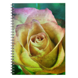 Rose Journal oder Notebook Notizblock