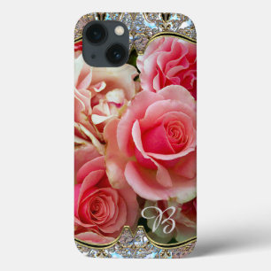 Rose Juxtapose extra Schutz Monogramm Case-Mate iPhone Hülle