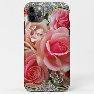 Rose Juxtapose Monogramm Case-Mate iPhone Hülle