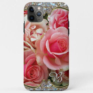 Rose Juxtapose Monogramm Case-Mate iPhone Hülle