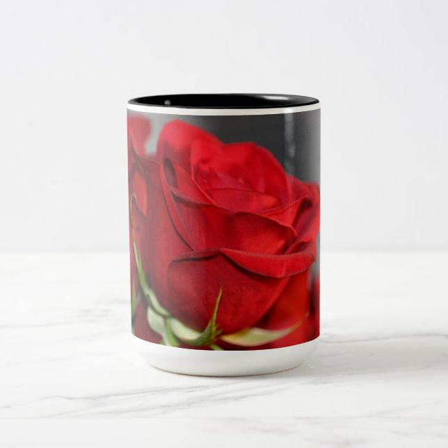 Rose Kaffee Tasse (Mittel)