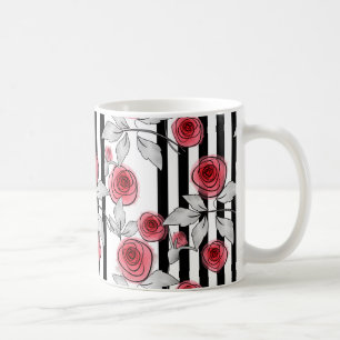Rose Kaffeetasse