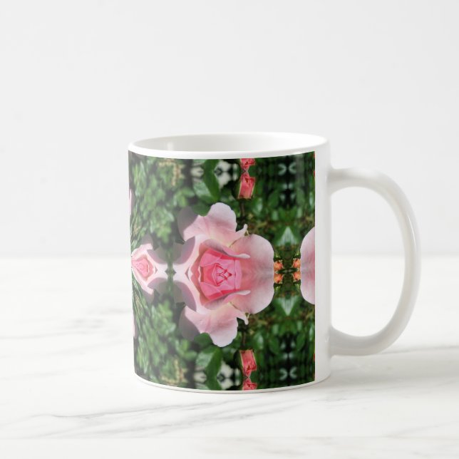 Rose Kaffeetasse (Rechts)