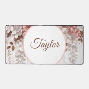 Rose Kakao Schreibtischunterlage