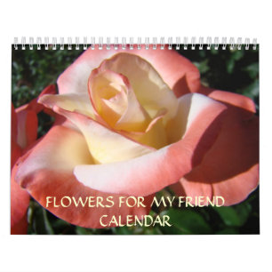 ROSE-KALENDER Geschenk FREUNDE Weihnachten Rosen Kalender