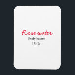 Rose Karosseriebutter Ihren Textnamen Eigengewicht Magnet<br><div class="desc">Entwurf</div>
