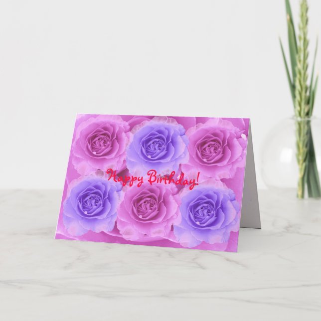 Rose Karte (Vorderseite)