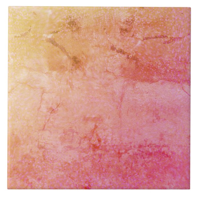 Rose Keramik Fliese (Vorderseite)