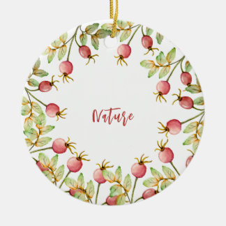Rose Keramik Ornament
