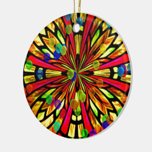 Rose Keramikornament