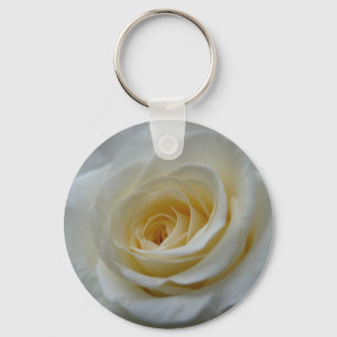 Rose Key Ketten fröhliche Weiße Blume Geschenke Schlüsselanhänger