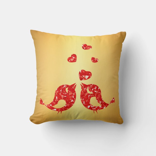 Rose Kissen (Vorderseite)