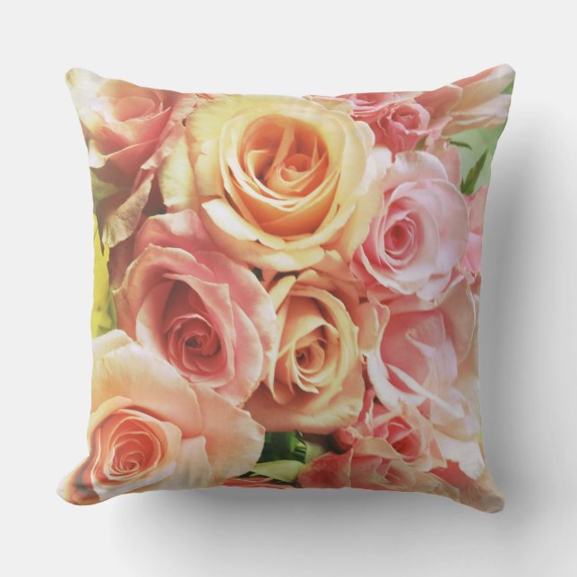 Rose Kissen Für Draußen (Vorderseite)