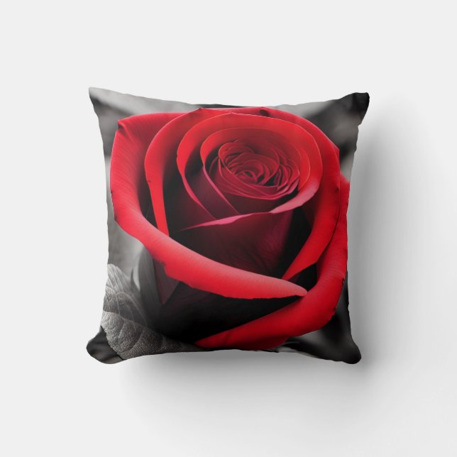Rose-Kissen Kissen (Vorderseite)