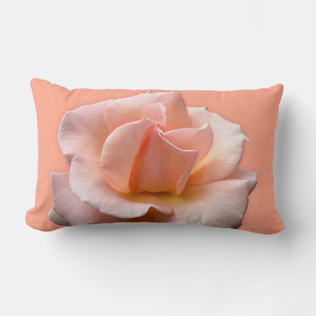 Rose Kissen Personalisiert Peach Wild Rose Kissen (Vorderseite)