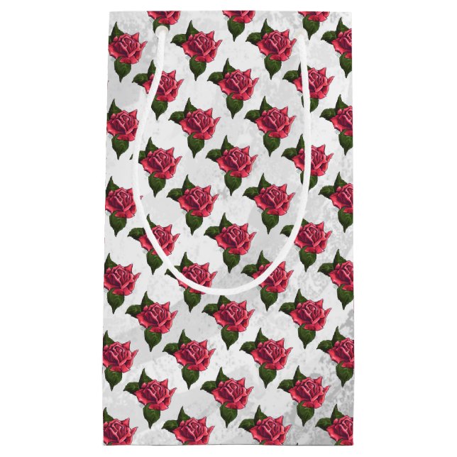 Rose Kleine Geschenktüte (Vorderseite)