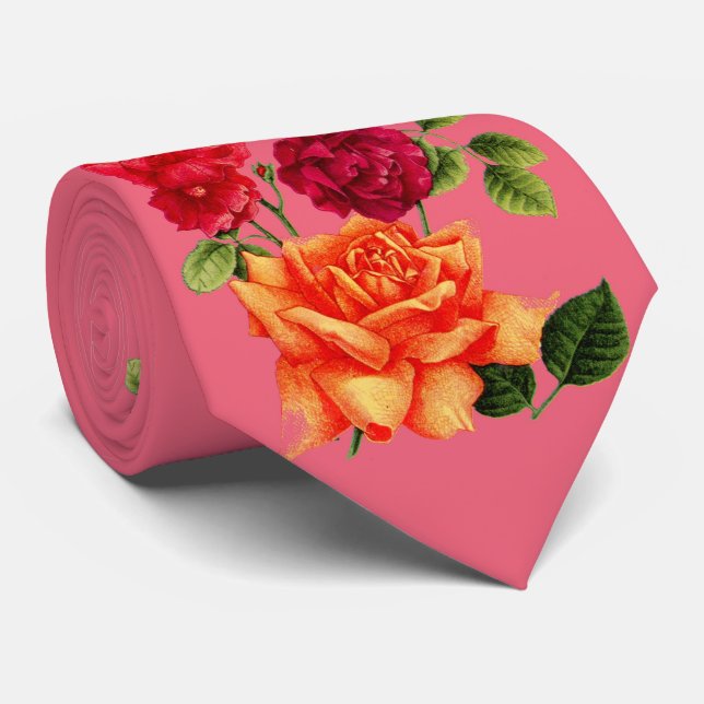 Rose Krawatte (Gerollt)