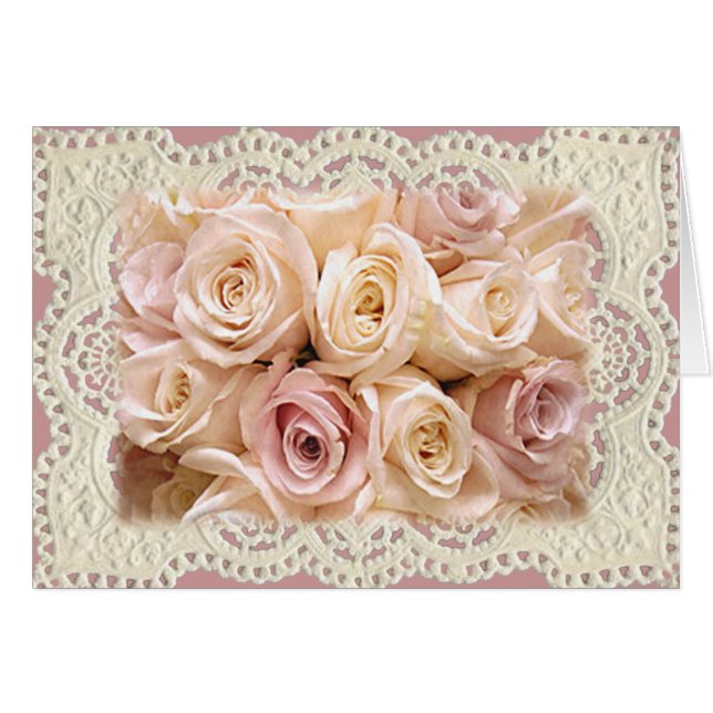 ROSE & LACE von SHARON SHARPE (Vorderseite (Horizontal))