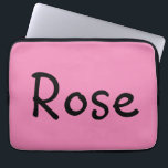 Rose Laptopschutzhülle<br><div class="desc">Rose Notebook-Ärmel</div>