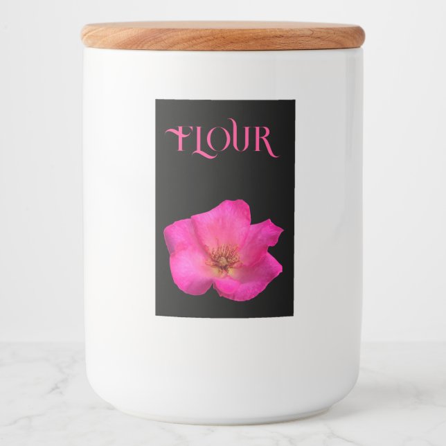 Rose Lebensmitteletikett (Vorderseite)