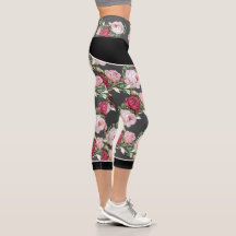 Rose Leggings - Capri (dunkelgrau)