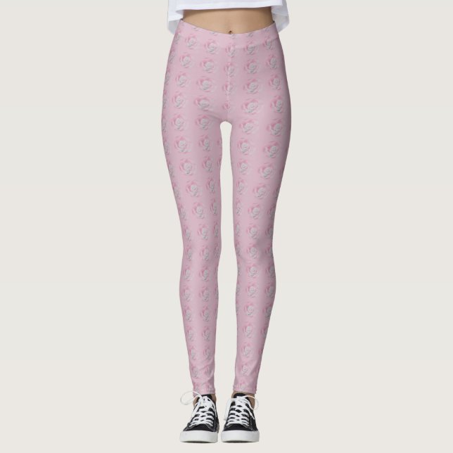 Rose Leggings Frauen (Vorderseite)