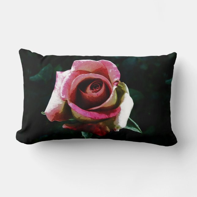 Rose Lendenkissen (Vorderseite)