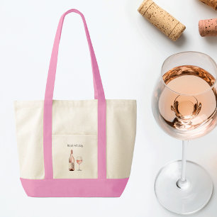 Rosé-Liebhaber-Tasche mit lustigem Spruch Tragetasche